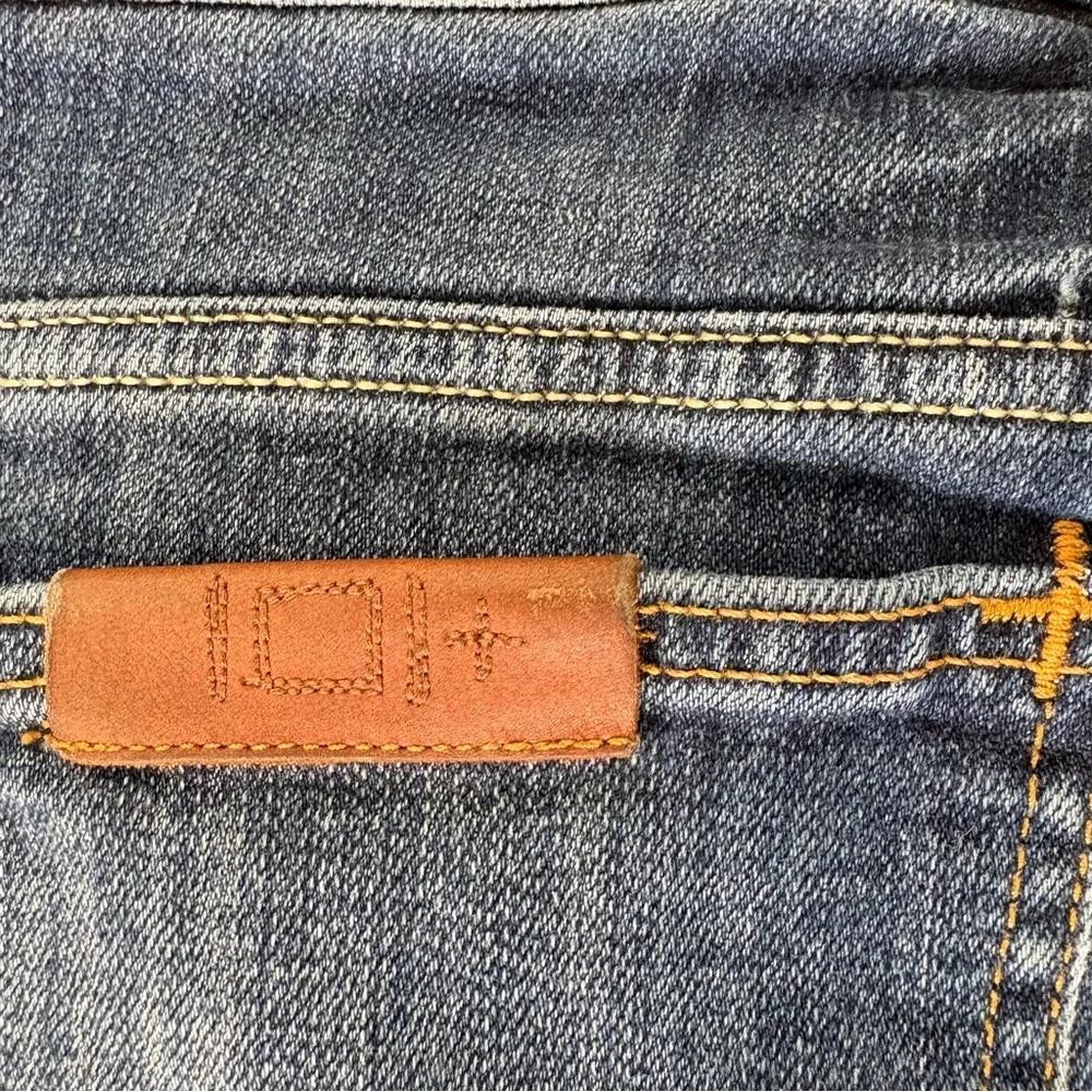 Lee‎ 101+ Heritage Jeans Hair-on-Hide Leather Patch  Blue Tonal Stitch size 29 - Picture 6 of 16